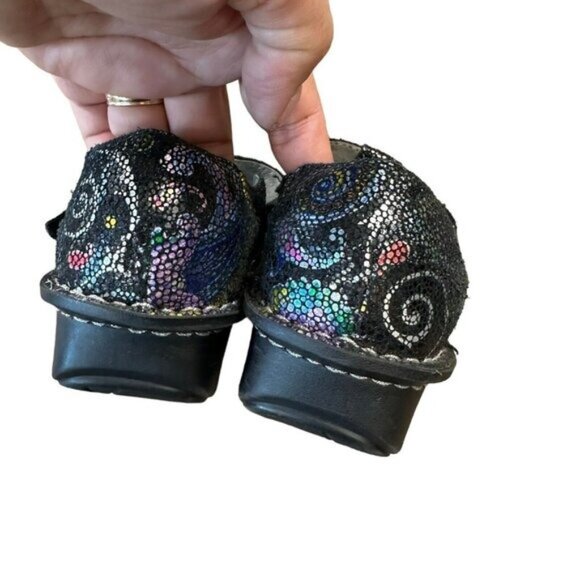 Alegría Pes-542 Women SZ 35 Multicolor Fisherman Clogs Comfort Shoes - Picture 7 of 12
